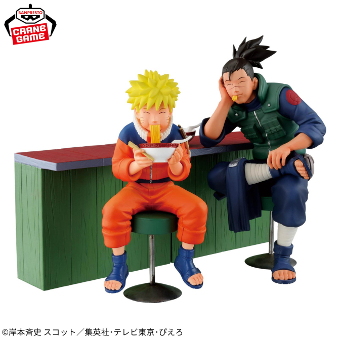 Naruto 72 - Uzumaki Naruto & Umino Iruka Series 16 Figure Banpresto