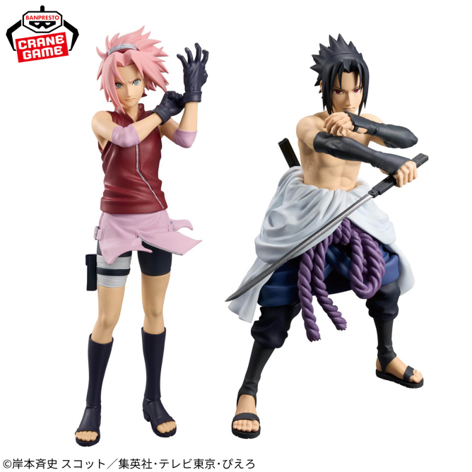 Naruto Shippuden - Haruno Sakura & Uchiha Sasuke Figure Banpresto Grandista