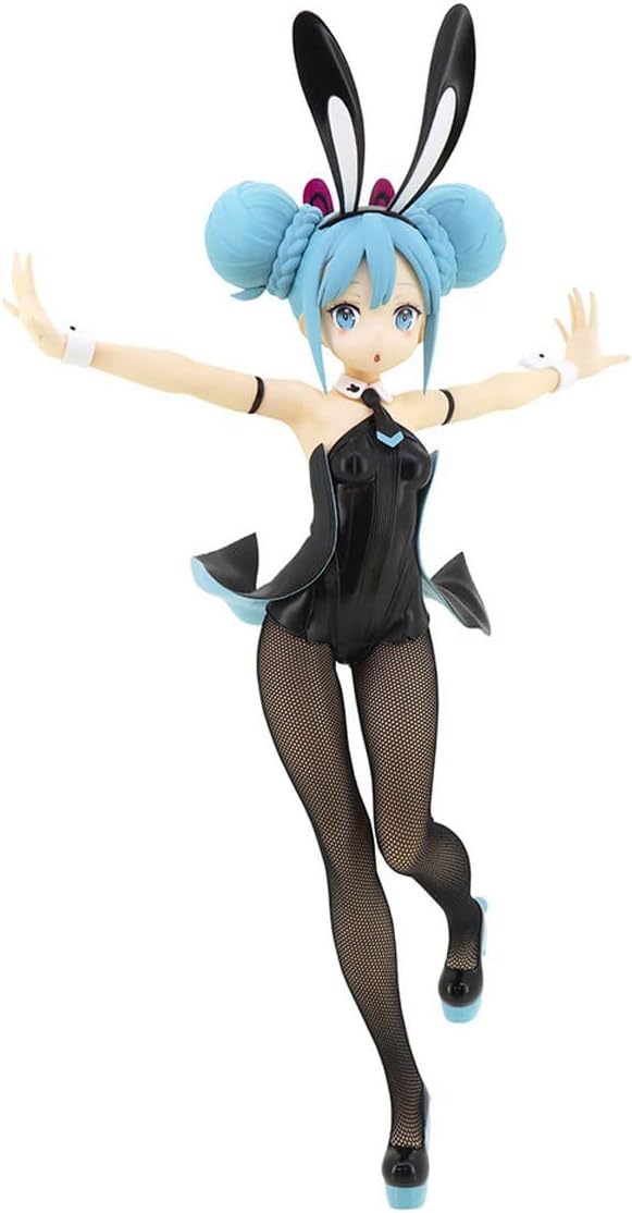 Vocaloid - Hatsune Miku Black Ver. Figure FuRyu BiCute Bunnies